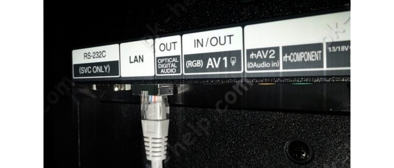 Фотография Выбор меню Настройки на remote