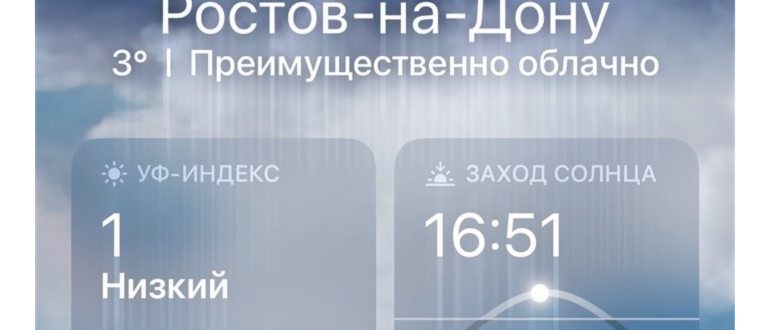 В приложении Погода в iOS 15 нашли