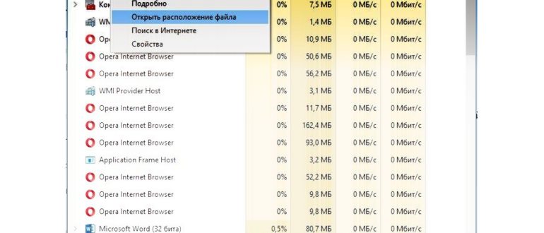Остановка службы