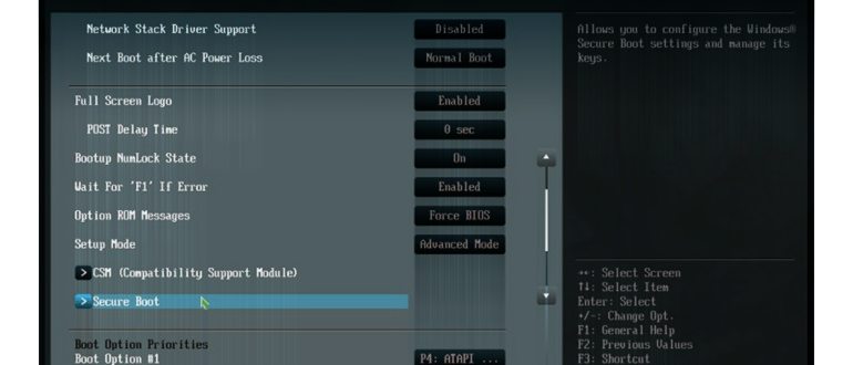 Как включить Secure Boot в BIOS MSI: шаг-за-шагом настройка