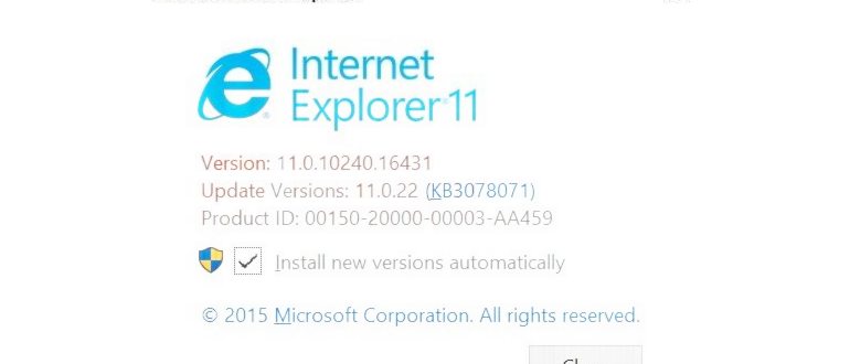 Internet Explorer 11 на Windows