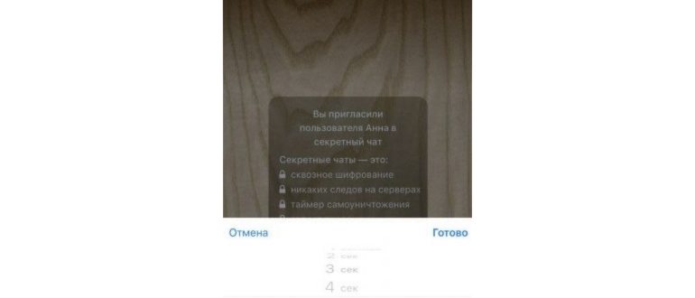 Секретный чат в