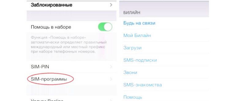 Подписки Билайн в