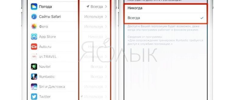 Не работает GPS на iPhone, как