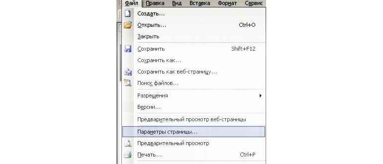Выберите команду – Файл – Параметры