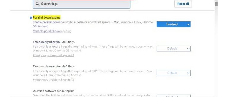 Microsoft Edge: «Ускорение