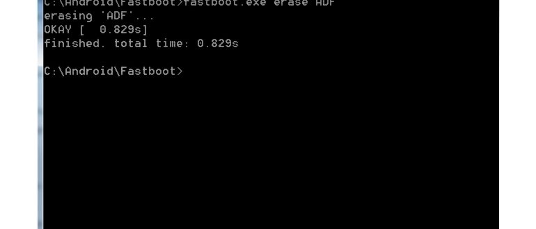 Fastboot.exe erase