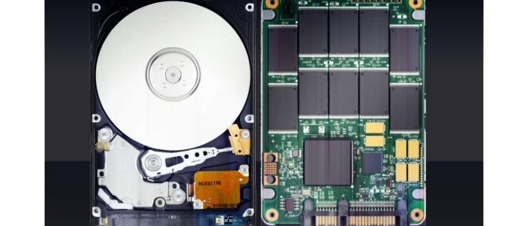 Отличия HDD (слева) от