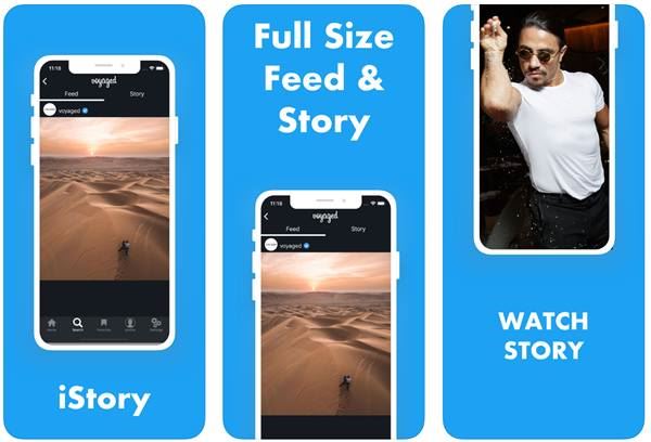 Приложение Instagram на устройстве iPhone