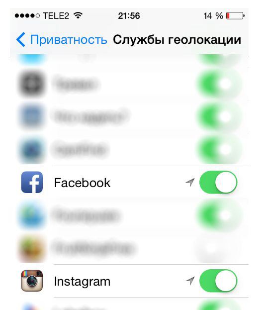 Геолокация в Инстаграм