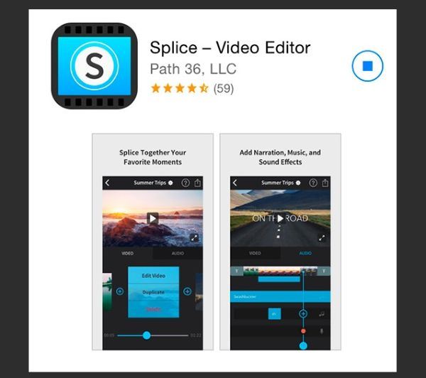 Splice видеоредактор