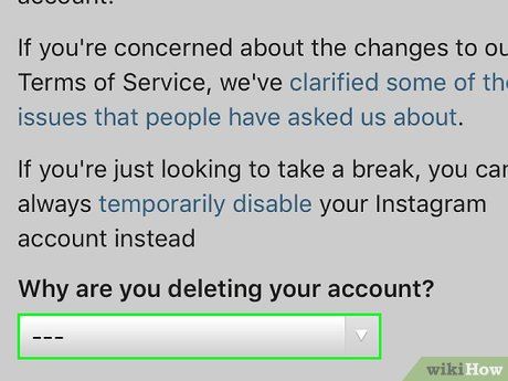 Изображение с названием Delete Your Instagram Account on the iPhone Step 10