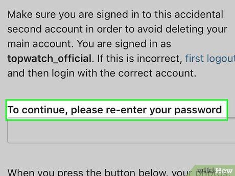 Изображение с названием Delete Your Instagram Account on the iPhone Step 12