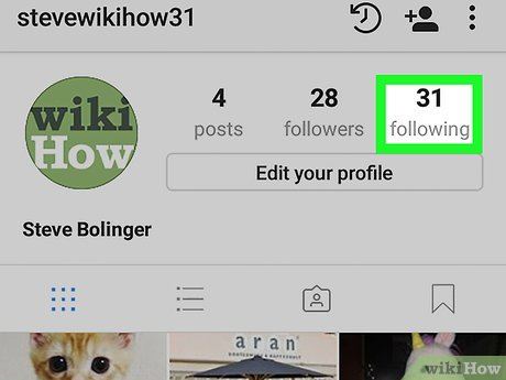 Изображение с названием Unfollow Everyone on Instagram Step 3