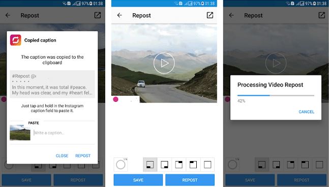 5 лучших приложений для репостов в Instagram для Android и iOS 2